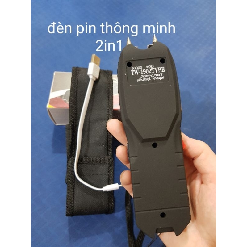 Đèn pin siêu sáng thông minh cao cấp 2in1-TW1902