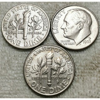 🇺🇸 Đồng xu 1 DIME (10 CENT) Đô La 🇺🇸Mỹ Thật 100%
