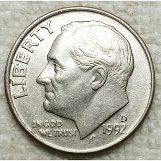 🇺🇸 Đồng xu 1 DIME (10 CENT) Đô La 🇺🇸Mỹ Thật 100%