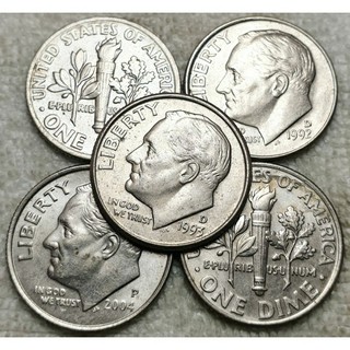 🇺🇸 đồng xu 1 dime đô la 🇺🇸mỹ thật 100%