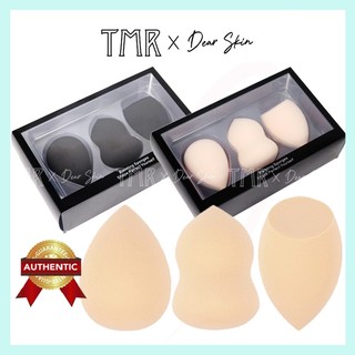  Bông Mút Trang Điểm TMR  Mịn và Dễ Tán Khô và Uớt với 3 Hình Tiện Dụng Premium Makeup