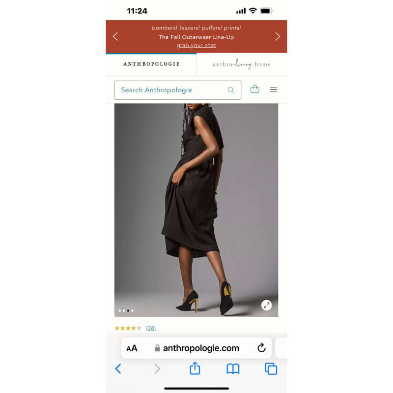 Đầm linen anthropologie dư xịn