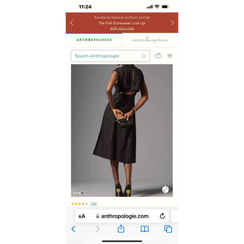 Đầm linen anthropologie dư xịn