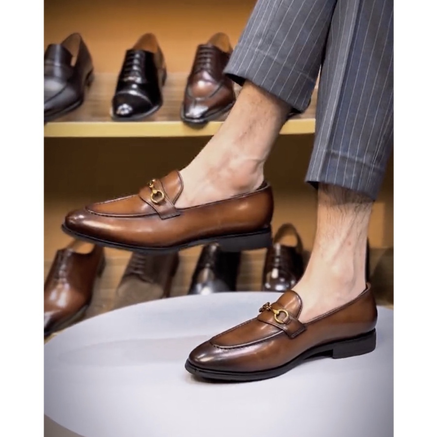 G29 Giày Loafer da Nappa G126 cao cấp hàng nhập khẩu - bảo hành 12 tháng