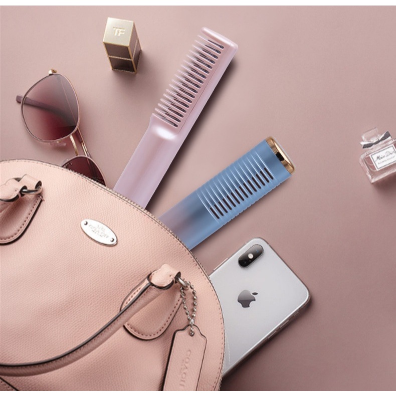 Lược Điện Chải Thẳng Tóc Không Dây Thông Minh Đa Năng S.NY 08