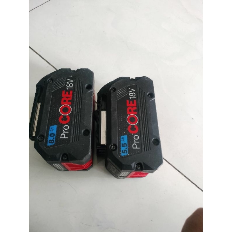 Pin bosch 18v dòng pin core