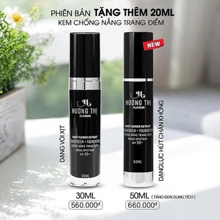 Kem chống nắng trang điểm HƯƠNG THỊ PLATINUM mỹ phẩm chính hãng