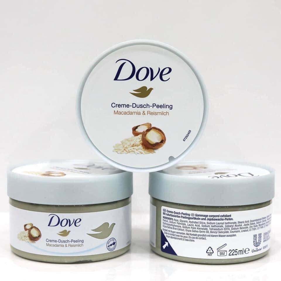 Tẩy Tế Bào Chết Dove Creme-Dush Peeling 225ml