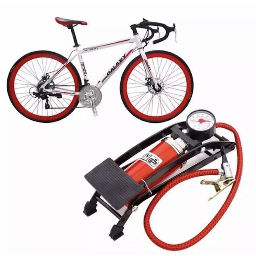 Bơm Hơi Đạp Chân AYUMO - Bơm Đạp Chân Mini Đa Năng 1 Piston - Tiện Lợi Dễ Dàng Sử Dụng