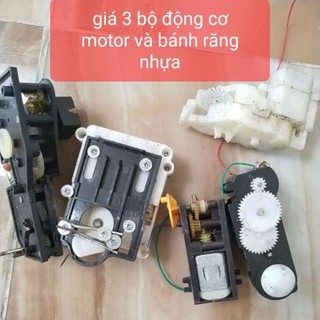 3 Bộ Động cơ motor bánh răng
