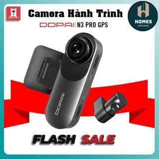 Camera ddpai n3 pro gps | camera hành trình trước sau ddpai với độ phân giải 2k