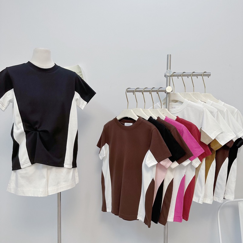 [RÁCH STORE] Áo Thun - Trơn - Raglan