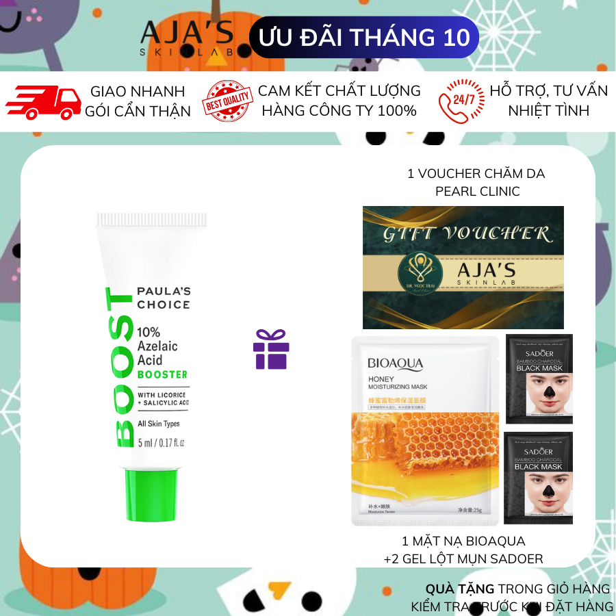 Tinh chất tăng cường giảm đỏ 10% Azelaic Acid Paula's Choice - Trial size 5ml