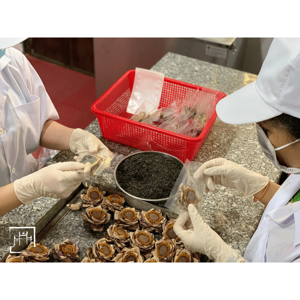Trà hoa sen sấy xứ Huế  - Trà sen Huế - Dưỡng tâm, an thần, ngủ ngon