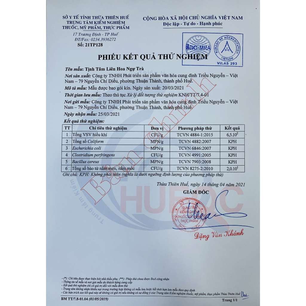 Trà hoa sen sấy xứ Huế  - Trà sen Huế - Dưỡng tâm, an thần, ngủ ngon