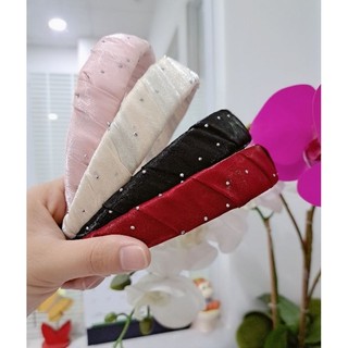 Cài tóc vải tơ đính đá nhí