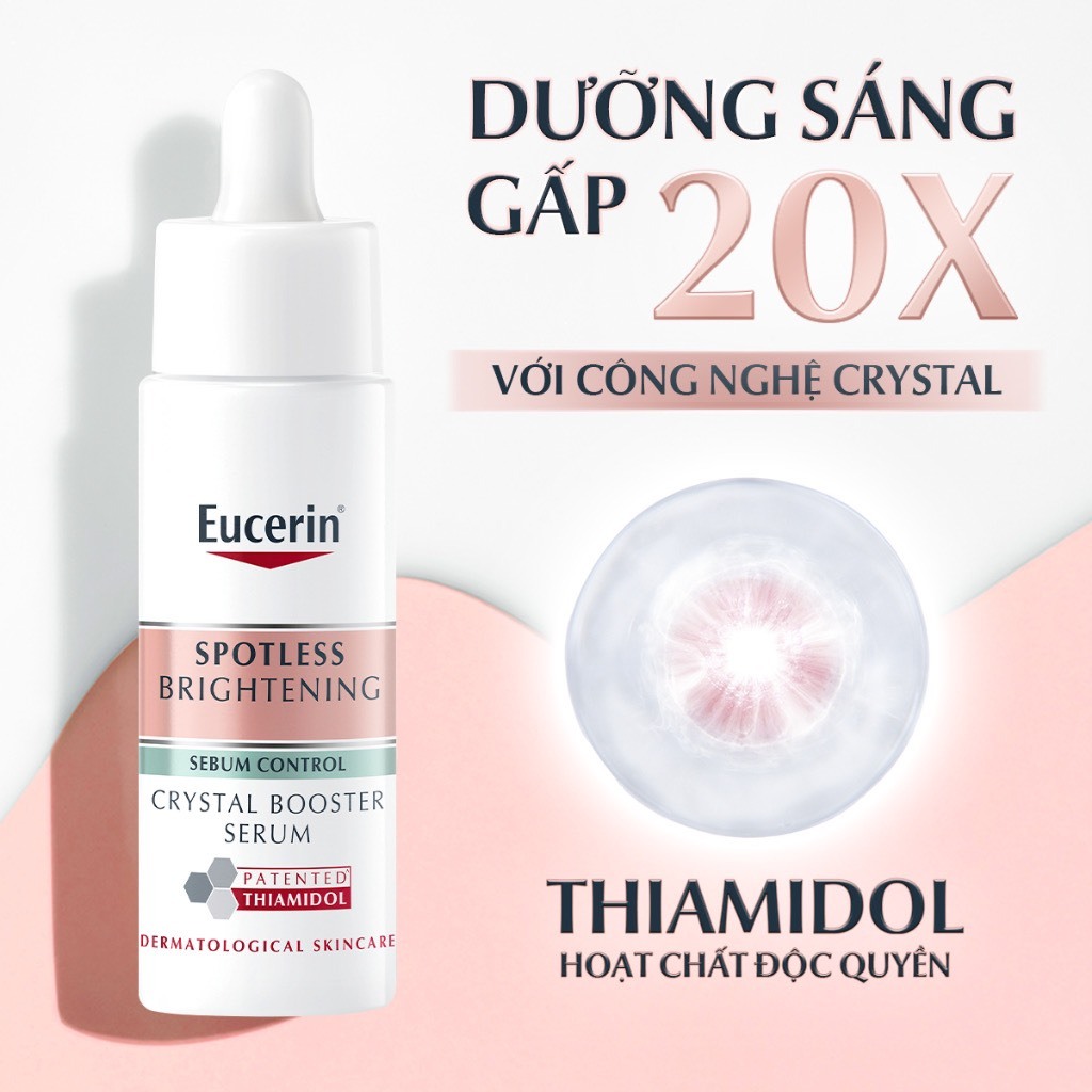 Eucerin Tinh Chất Giảm Thâm Nám Chuyên Biệt Cho Da Nhờn & Hỗn Hợp Eucerin Crystal Booster Serum 30ml