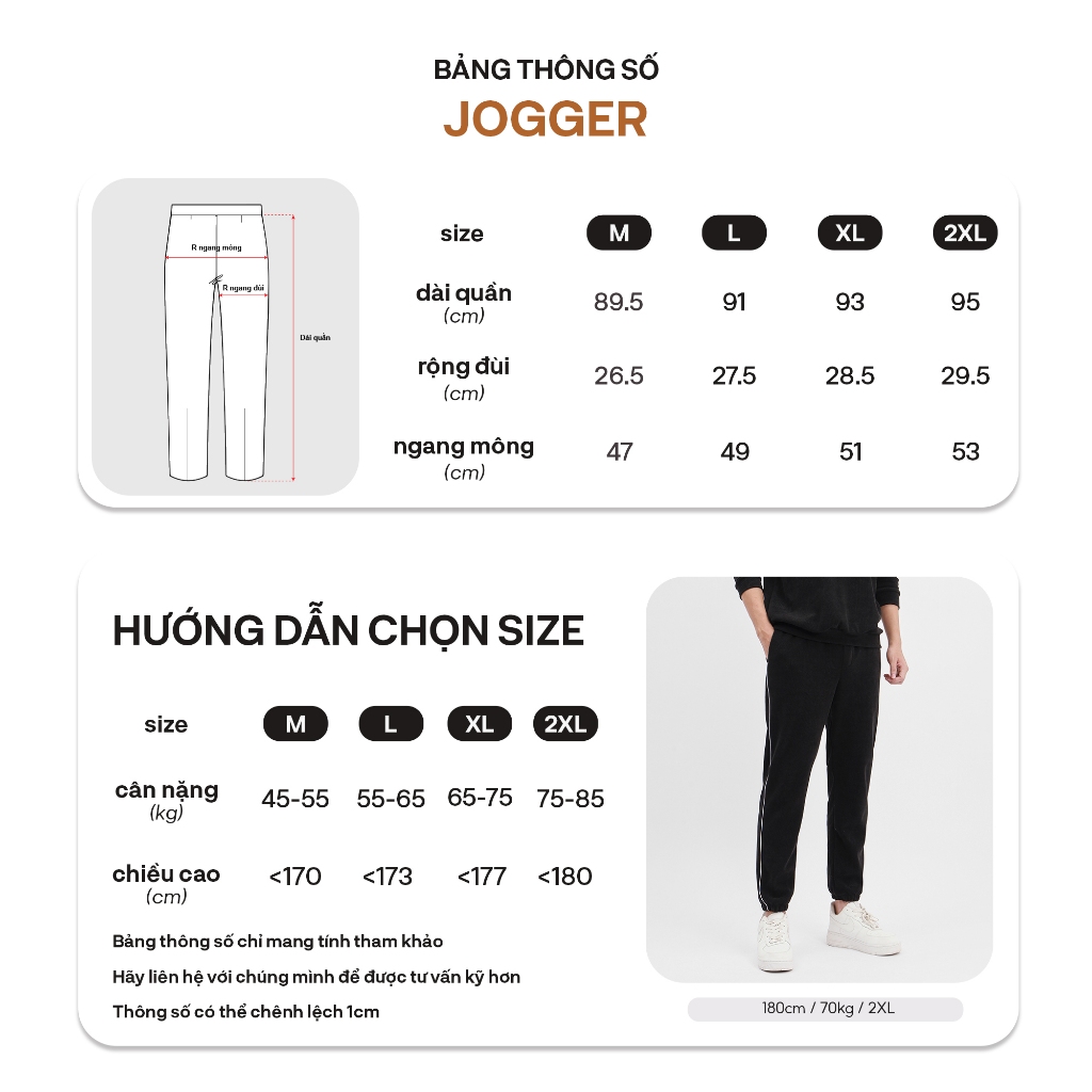 Quần Jogger Nỉ Tăm basic 3 màu PATTERN PQ029