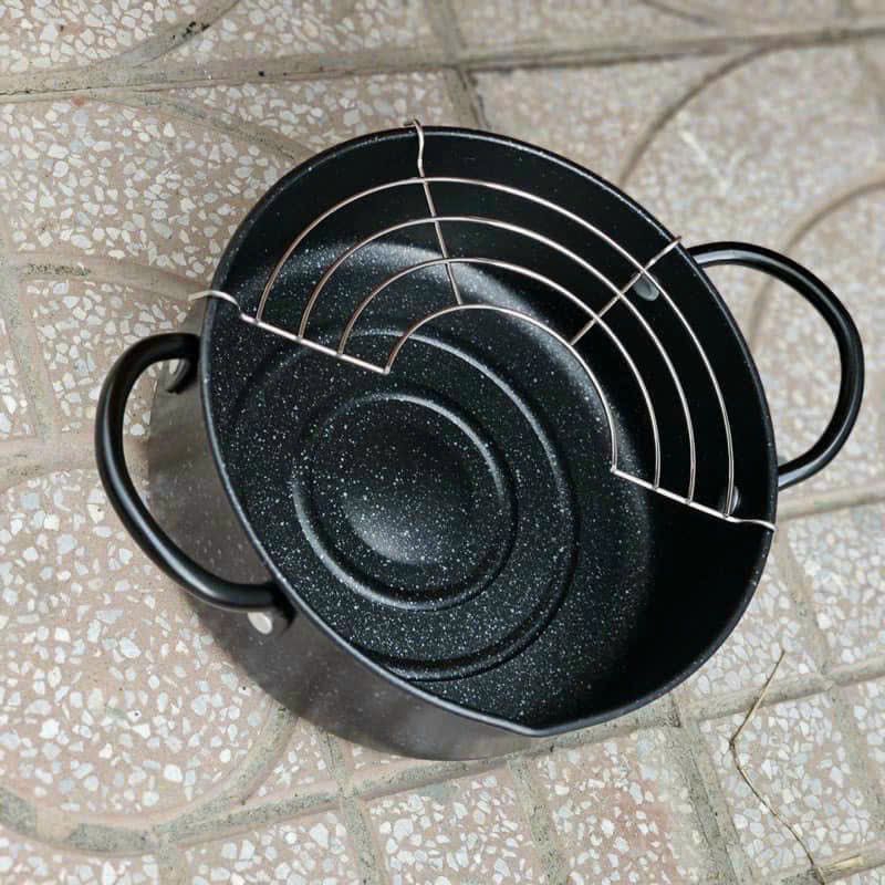 Nồi chiên vân đá chống dính - hàng quà tặng Nutifood