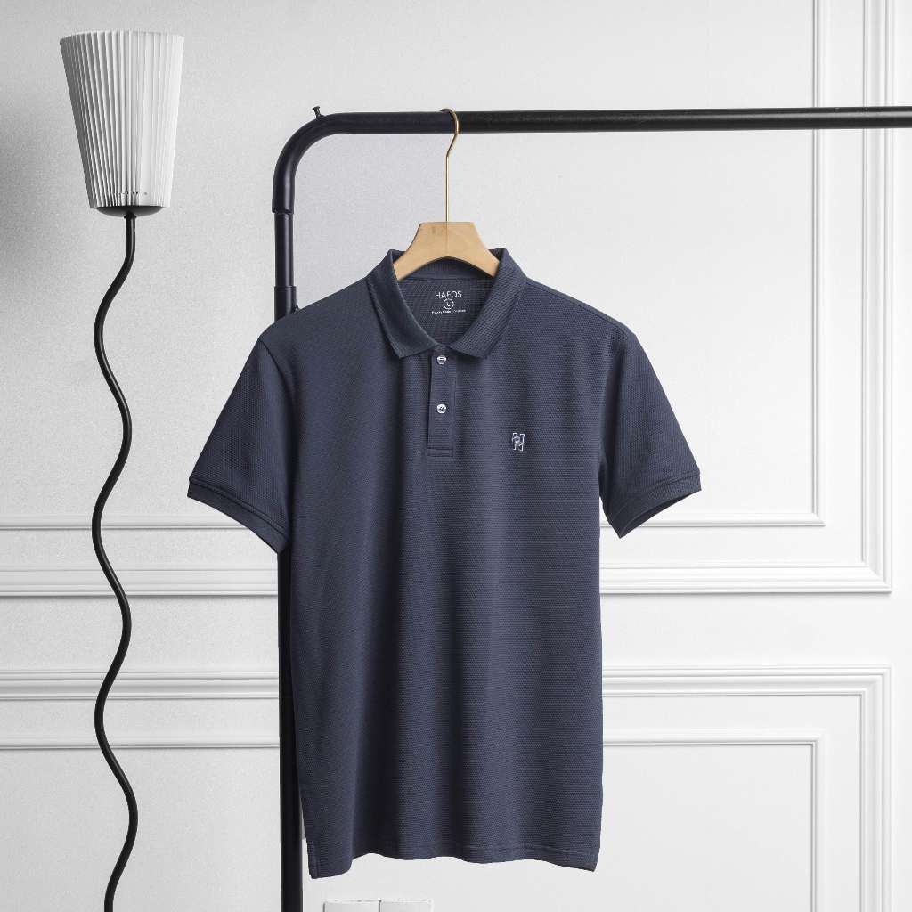 Áo Polo Nam Hafos DAILY Waffle vải Cá Sấu Cotton cao cấp chuẩn form