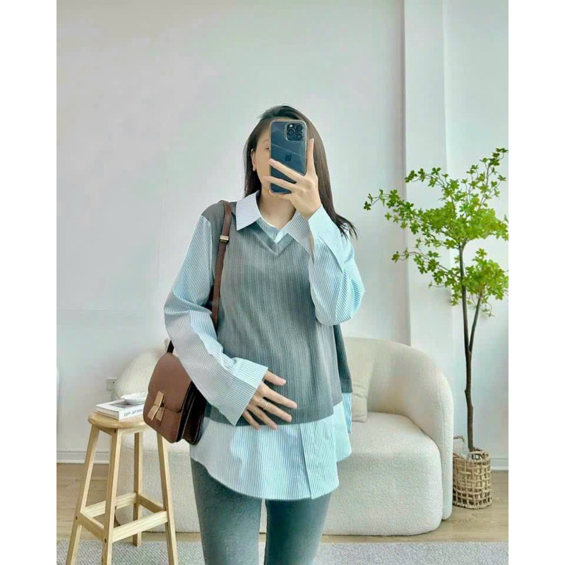 Áo Bầu Tiểu Thư[ hàng thiết kế]