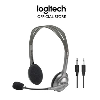 Tai nghe chụp tai logitech h110 chính hãng - âm thanh nổi - tai nghe có dây logitech bh 24t