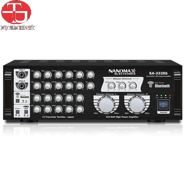 [HCM] Amplifier KaraOke SA-333Xb Amply Bluetooth 12 sò lớn Toshiba - Nanomax SA 333XB - Chính Hãng - Công Ty Thiên Phúc