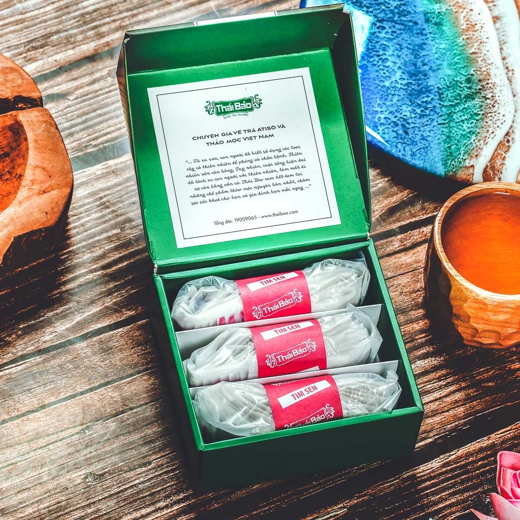 Trà Hà Thủ Ô túi lọc Thái Bảo Đà Lạt, Hộp 60 túi