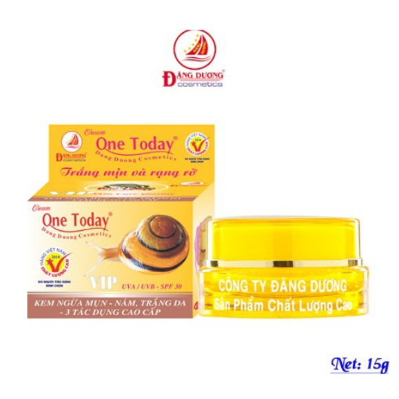 Kem ốc sên one today ngừa mụn xóa nám trắng da 3 tác dụng VIP