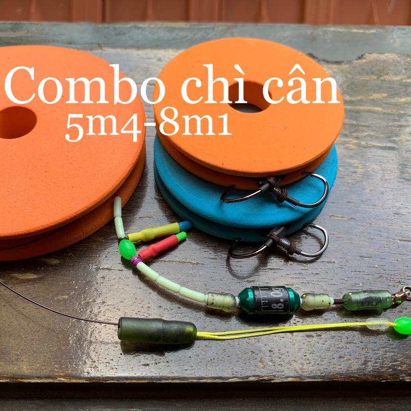 [5M4 - 8M1] Combo 1 Trục 2 Thẻo Săn Hàng Câu Chì Cân, Săn Hàng Trắm Đen