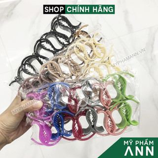 Lố 12 kẹp tóc càng cua 3 răng mix nhiều màu