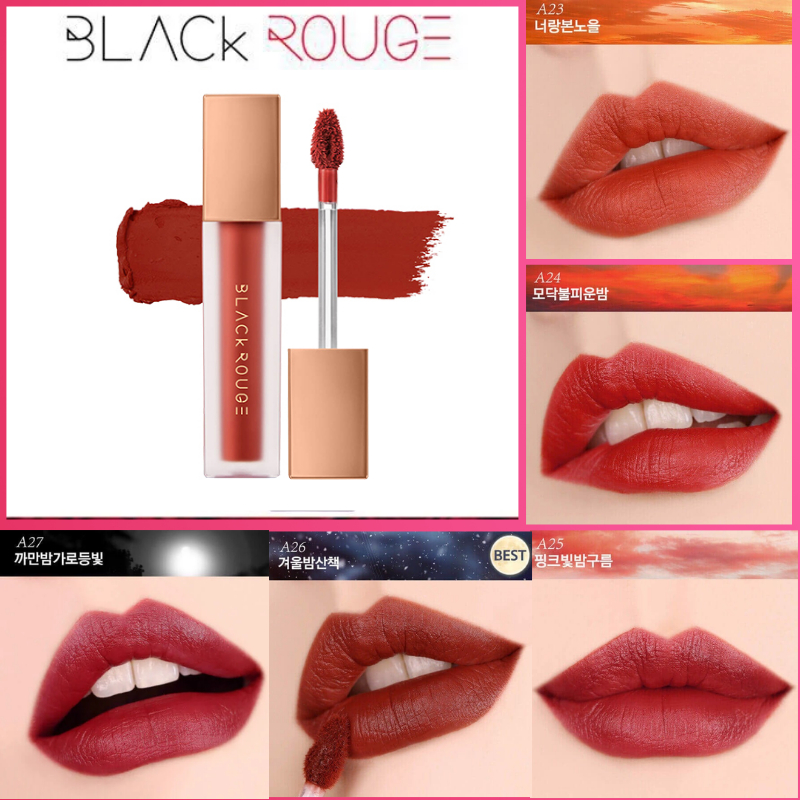 Son kem lì B.LACK R.OUGE Air Fit Velvet Tint Ver 5  lâu trôi - Alita.net