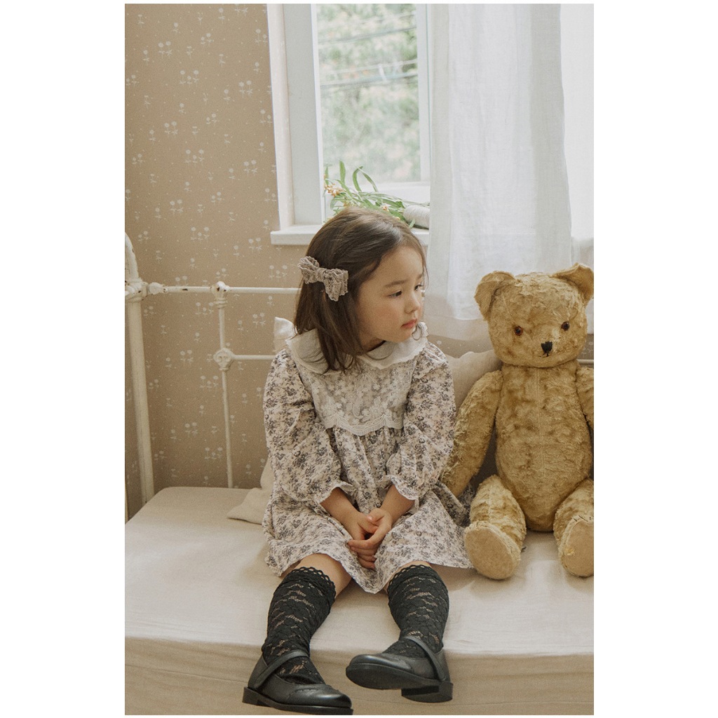 Váy thô mix ren công chúa cho bé gái VST005