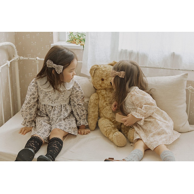 Váy thô mix ren công chúa cho bé gái VST005