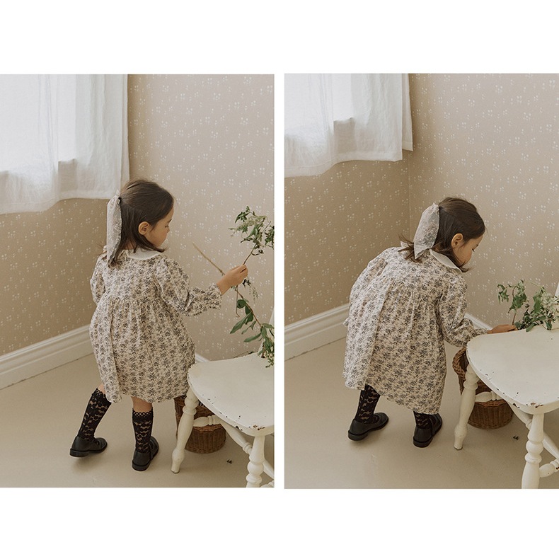 Váy thô mix ren công chúa cho bé gái VST005