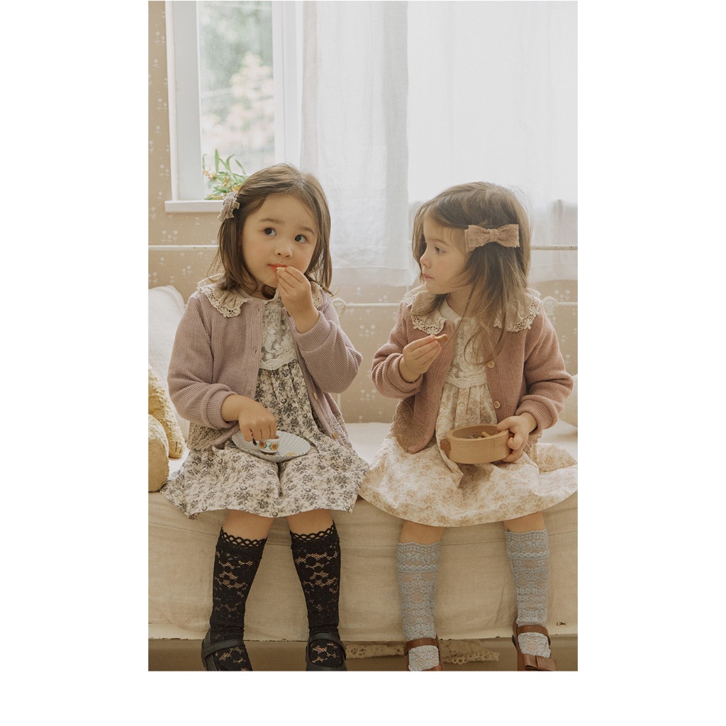 Váy thô mix ren công chúa cho bé gái VST005