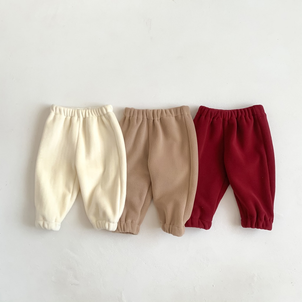 Set Bộ Quần Áo Mùa Thu Đông Cho Bé Trai Bé Gái Chất Liệu Nỉ Nhung Lông 2 Mặt Dày Dặn Hình Gấu Trẻ Em Dễ Thương