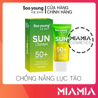Kem chống nắng soo young spf50 pa +++ - kem chống nắng vật lý - 8938532152121