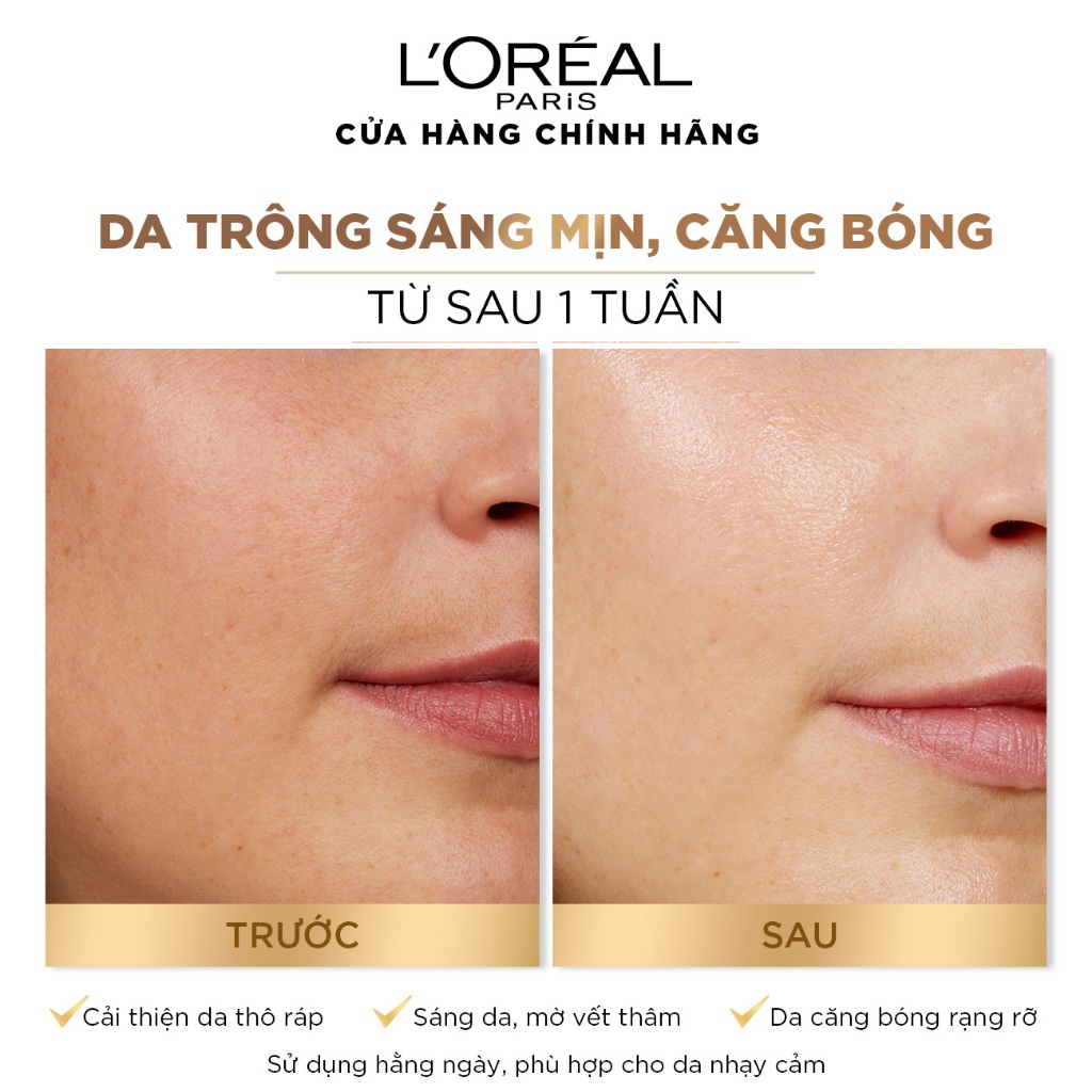 NƯỚC DƯỠNG THÚC ĐẨY TÁI TẠO DA, LÀN DA TRÔNG SÁNG VÀ CĂNG MỊN L’OREAL PARIS GLYCOLIC BRIGHT PEELING TONER 128ml