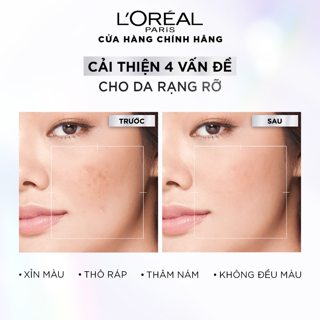 Kem đêm dưỡng sáng mờ thâm nám L'Oreal Paris Glycolic  Bright 50ml