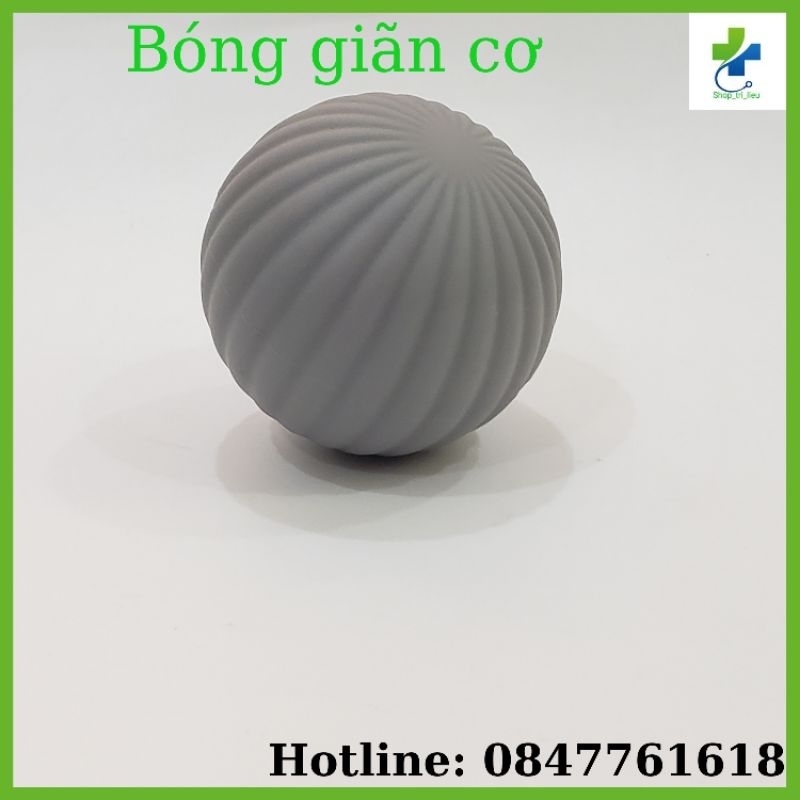 Bóng tròn massage trị liệu giãn cơ chất liệu silicon đường kính 6,2cm