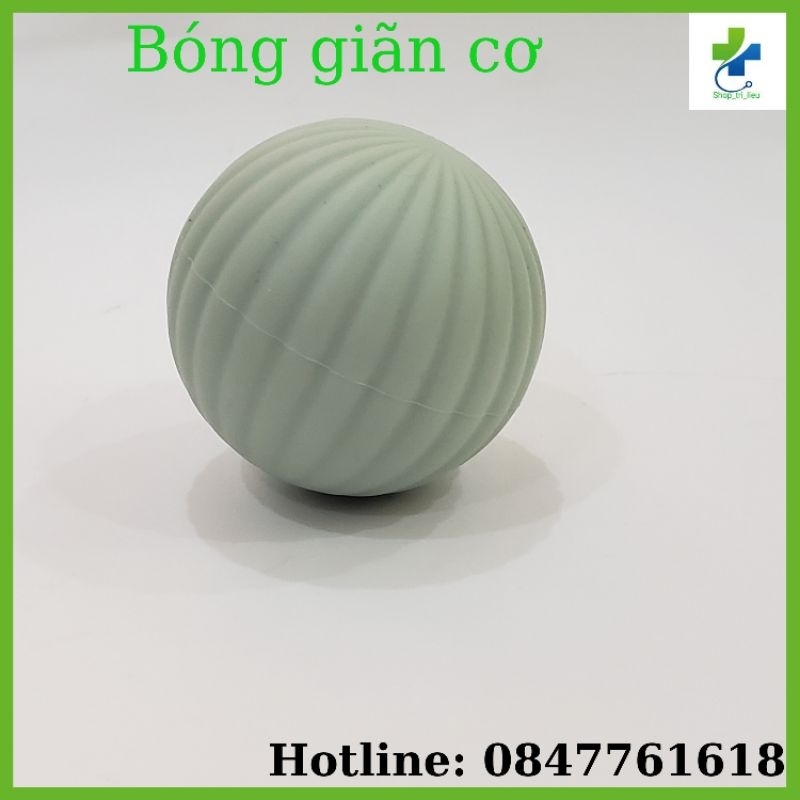 Bóng tròn massage trị liệu giãn cơ chất liệu silicon đường kính 6,2cm