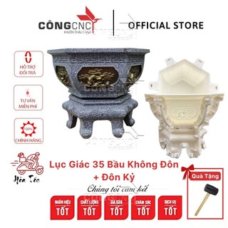 Khuôn Chậu Cảnh ABS, Lục Giác 35 và Đôn Chân Kỷ 35