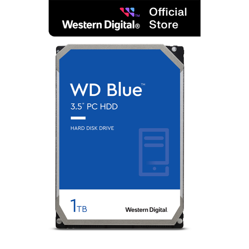 Ổ Cứng HDD Western Digital WD BLUE 1TB/64MB/7200rpm/3.5'' - WD10EZEX