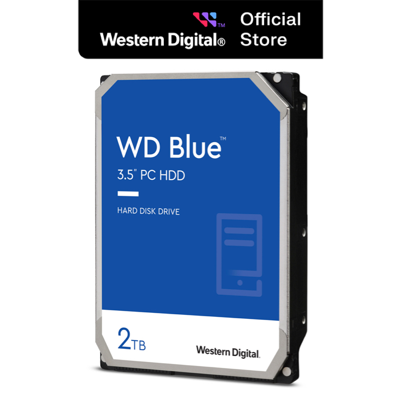  Ổ Cứng HDD Western Digital WD BLUE 2TB/64MB/5400rpm/3.5" - WD20EZAZ/WD20EZRZ