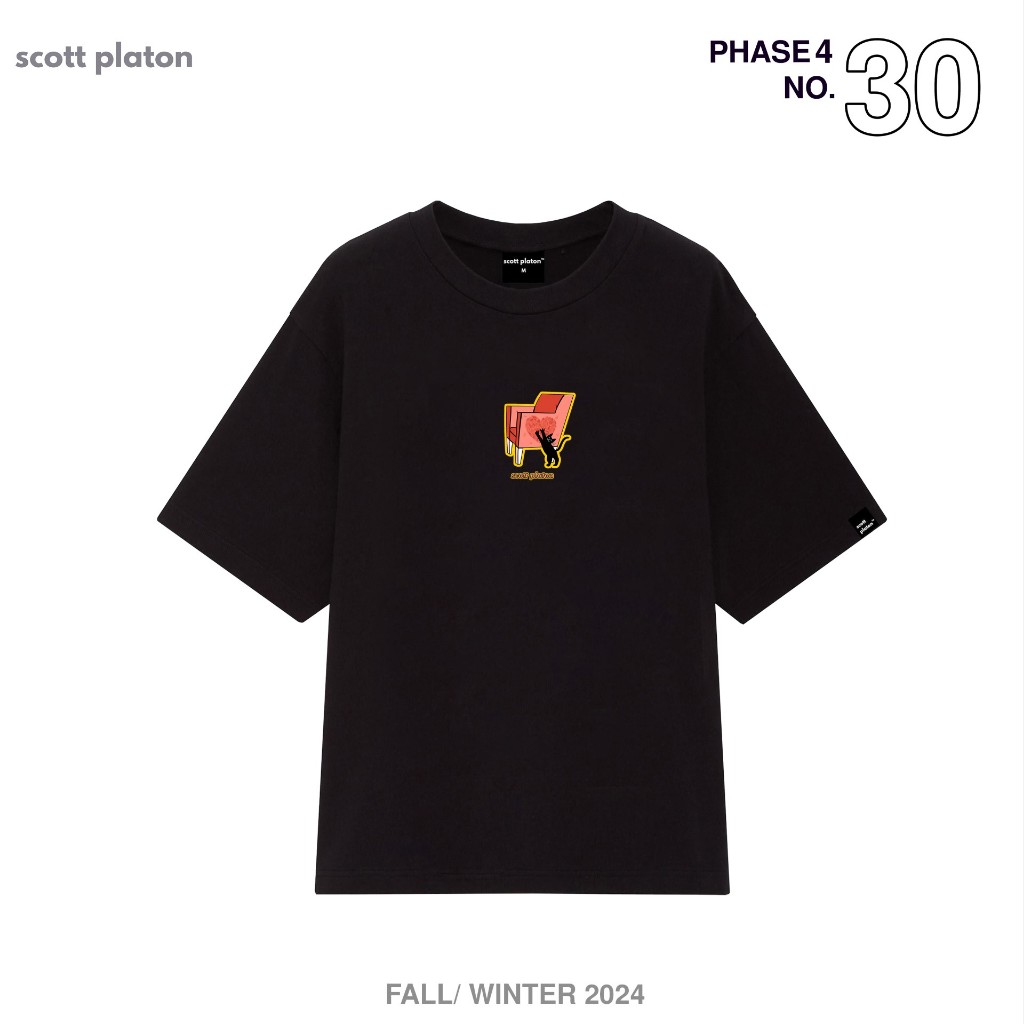 Scott Platon Áo thun Khi Mèo Trả Ơn - Chất liệu cotton dày dặn đứng form