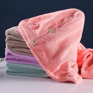 Khăn quấn ủ tóc làm tóc khô siêu nhanh siêu thấm