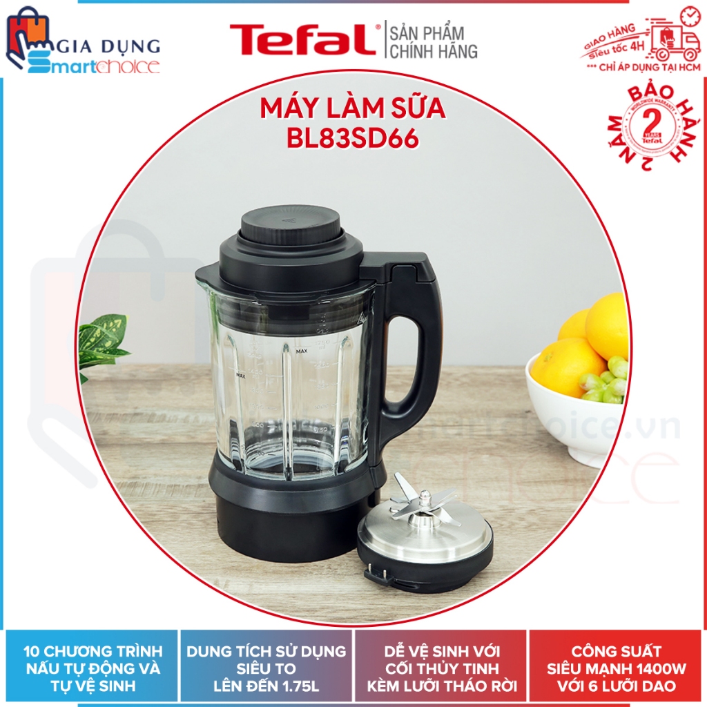 GIÁ SHOCK MÁY LÀM SỮA HẠT BL83SD66 1400W, BẢO HÀNH 24 THÁNG, GIADUNGSMARTCHOICE GIAO HỎA