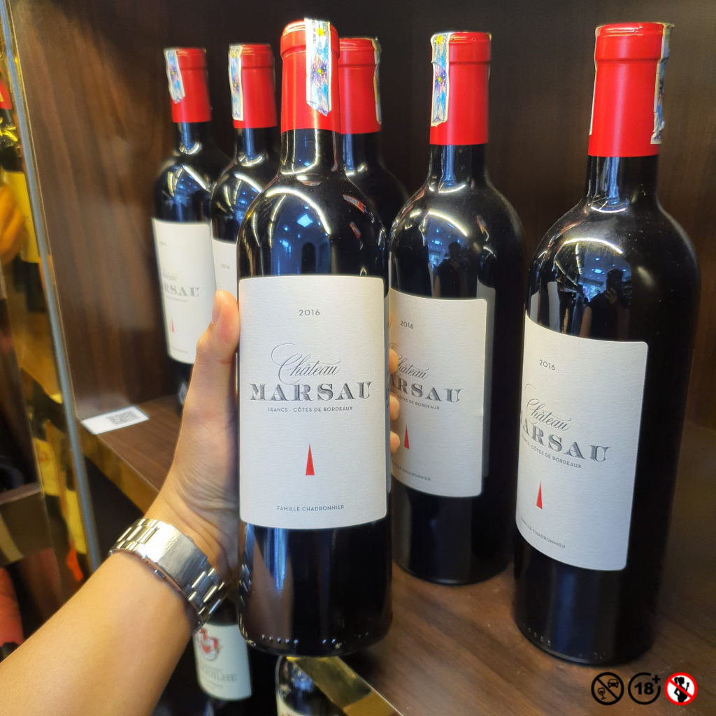 Rượu Vang Đỏ Red Wine Rượu Vang Pháp Château Marsau 14.5% 750ml - Wine Wander