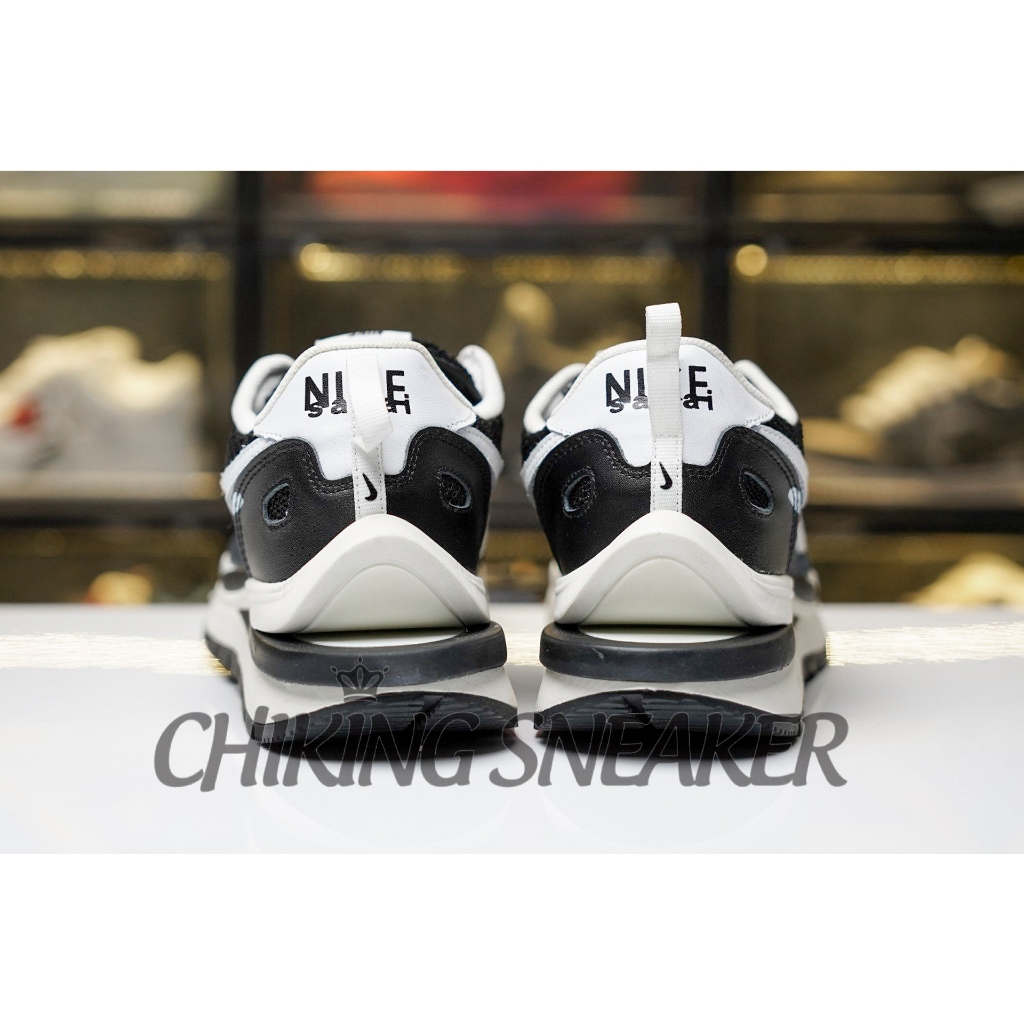 Giày Sneaker Nike Sacai x VaporWaffle 'Black White' Siêu Cấp